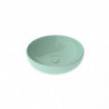 Lavabo a Bacinella Diametro 45 cm - Colore Acqua Lucido| Appoggio - Ceramica Smaltata