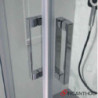 Box Doccia FLEX 70x90x70 cm - Altezza 200 cm |A Muro con Doppia Porta Scorrevole in Cristallo - 3 Lati Reversibile