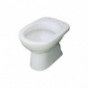 Coppia Sanitari DIANA - WC Scarico a Pavimento + Bidet - Installazione Distanziata dal Muro - Senza Copri WC - Ceramica