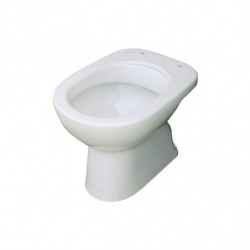 WC a Terra Tradizionale con Brida DIANA| Senza Sedile Coprivaso| In Ceramica