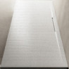 Piatto Doccia 70x190xh3 cm Bianco Puntinato 3D - Composto di Resina e Minerali |H3 cm