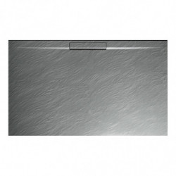Piatto Doccia 70x100xh3 cm Cemento  - Composto di Resina e Minerali - Effetto Pietra |H3 cm