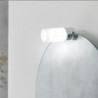 Composizione Mobile Bagno COMPAB da 106 cm| Made in Italy - Colore Petalo Rosato e Malva - Lavabo Consolle In Mineralguss |