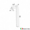 Faretto Led COMPAB - Made In Italy - Montaggio Verticale o Orizzontale - Lunghezza 30 cm - 4 W - 230 Volt - A Risparmio