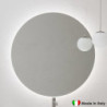 Specchio COMPAB Retroilluminato LED Ø 120 cm - Made In Italy - 27 W - Risparmio Energetico Classe A - Stile Essenziale
