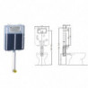 Cassetta Idea AIR 4.5 - TODINI - Wc a Pavimento - Scarico Singolo - Senza Placca - Polietilene HD - Rivestita - Anticondensa