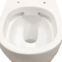 WC con Sedile Soft Close COVER ALTHEA - Ceramica - Colore Bianco - Installazione a Terra - Seduta Comoda