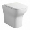 WC con Sedile Soft Close REVERSE ALTHEA - Ceramica - Colore Bianco - Installazione A Terra - Design Moderno