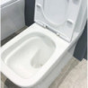 WC con Sedile Soft Close REVERSE ALTHEA - Ceramica - Colore Bianco - Installazione A Terra - Design Moderno
