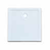 Piatto Doccia 70x70xh6,5 cm AZZURRA - Bianco Con Bordo - Superficie Antiscivolo - Quadrato