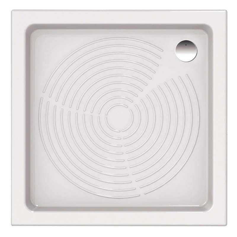 Piatto Doccia Quadrato| 90x90xh 11,5 cm| Bianco in Ceramica