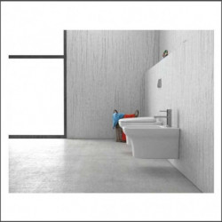 WC Sospeso GRACE | Sedile Termoindurente Soft Close| Ceramica | Colore Bianco