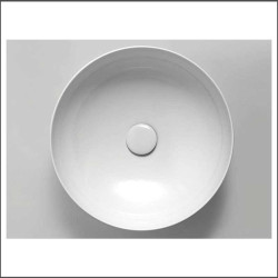 Lavabo d'Appoggio Elegance Circle Diametro 40 cm - h12 cm - Alice Ceramica