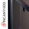 Box Doccia Angolare 70x100 cm FPB40 - Apertura Porta Ruotante Reversibile - Doppio Vetro