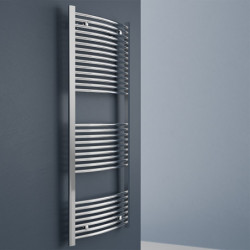 Termoarredo Scaldasalviette SAN REMO cromo curvo 1420x450 mm - Interasse 400 mm