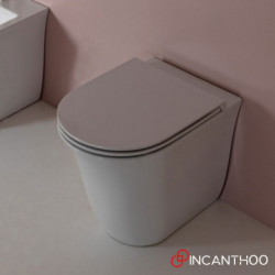 Vaso Wc a Terra FLUT - Filo Muro - Sistema di Scarico Smart Clean