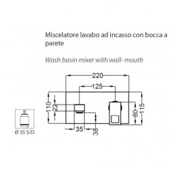 Tris di Miscelatori per Bidet + Lavabo + Doccia - Finitura Cromata - Design Moderno